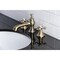 Kingston Brass KC7063AX Widespread Bathroom Faucet with Brass Pop-Up, Antique Brass KC7063AX - alternate 4